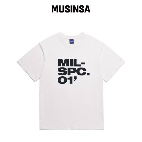 STAFFONLY MIL-SPC-01 TEE (WHITE) MUSINSA韩国直邮官方正品