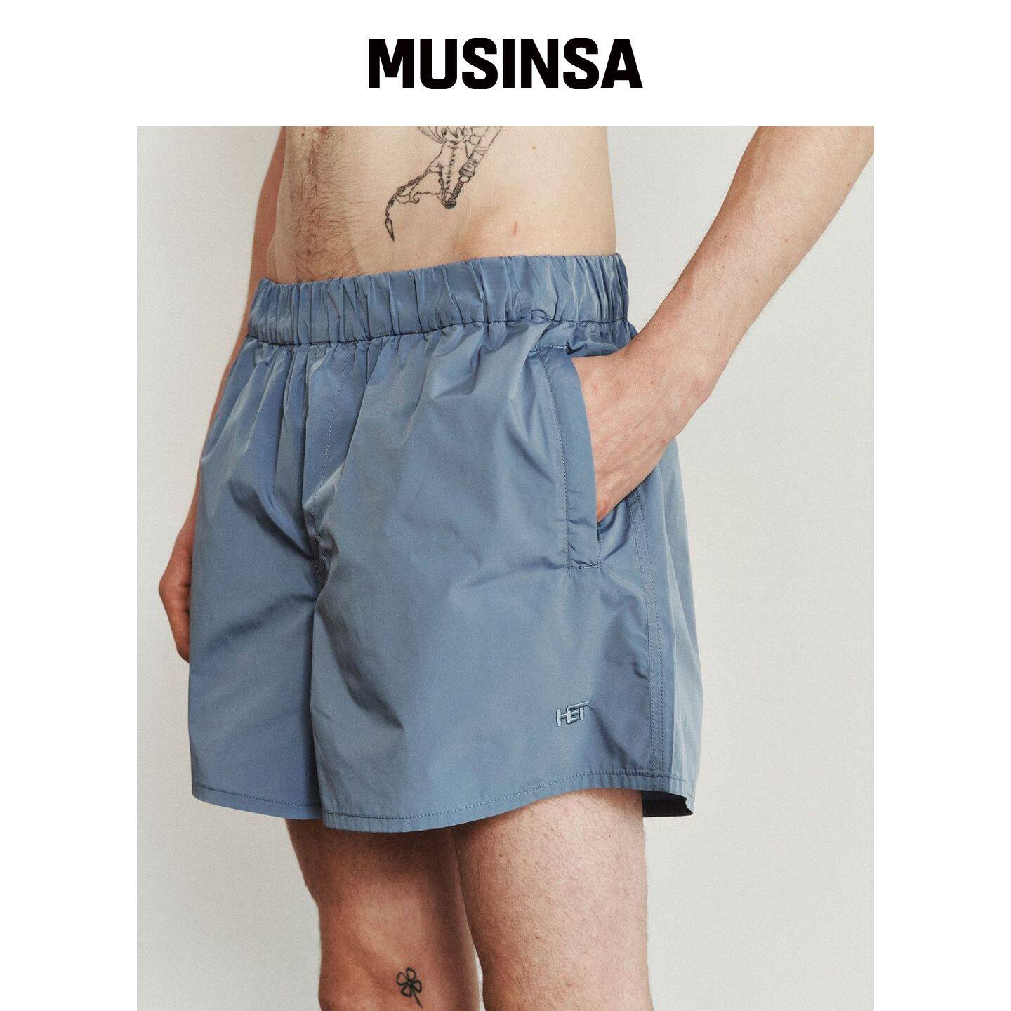 HEUTE HET SUNSHINE LOGO 泳裤 (蓝色) MUSINSA韩国官网直邮进口