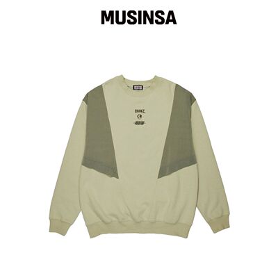 POLLUTION PANEL CREWNECK韩国官网直邮进口MUSINSA
