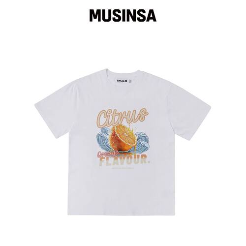 MATCHGLOBE CITRUS RAVER 背带裤 T恤 (WHITE)韩国官网直邮进口