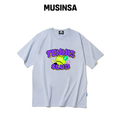 TRIPSHION Purple Tennis Club 图案T恤 - PURPL韩国官网直邮进口