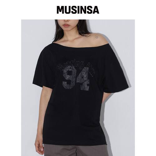 CHICKS 诺丁山女款单肩短袖(3色) MUSINSA韩国直邮官方正品