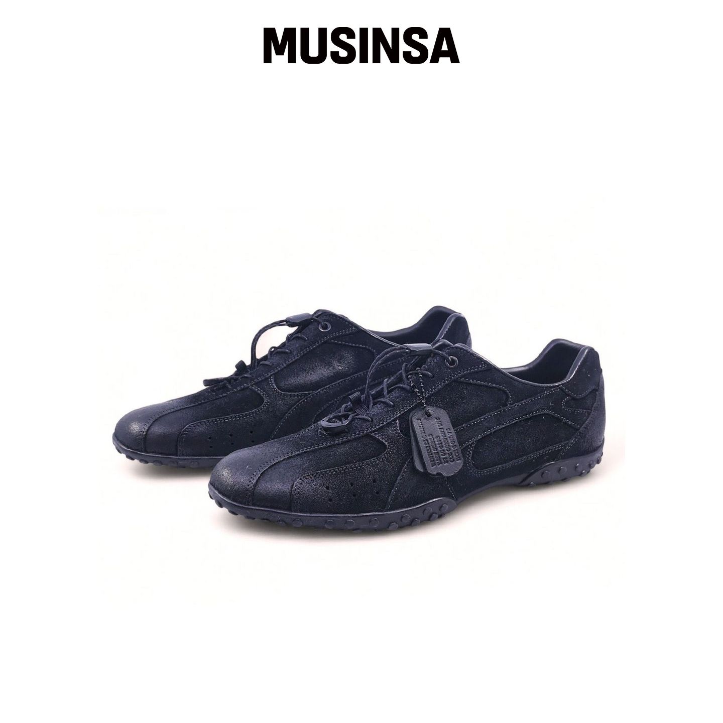 YASE SPYDER 发蜡水洗运动鞋 黑色 MUSINSA韩国官网直邮进口