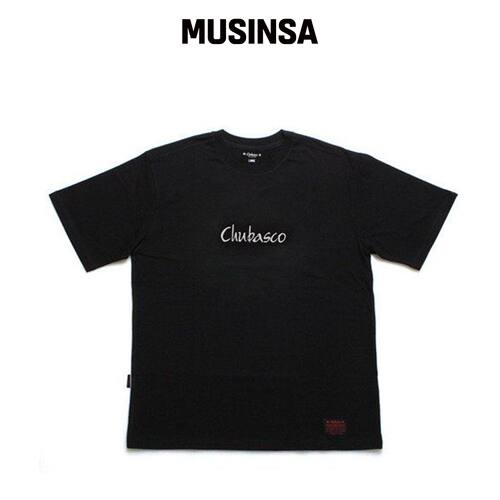 CHUBASCO CHT16002 LETTERING T恤 黑色 MUSINSA韩国官网直邮进口