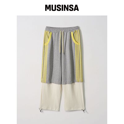 GARMENTS FAB Binding分层运动裤（混合灰色）韩国官网直邮进口