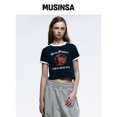 ROWDY SUNFLOWER 短款衬衫_婴儿 MUSINSA韩国官网直邮进口