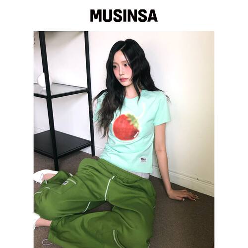 SEW-B BUBBLE BERRY 半高领T恤 [MIIC] MUSINSA韩国官网直邮进口