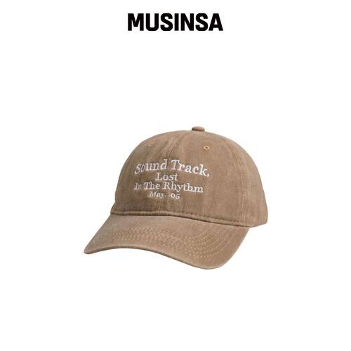 COSO CC声轨染色棒球帽（米色） MUSINSA韩国直邮官方正品