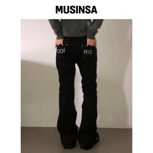 COIRIS 塞利克铆钉点缀喇叭裤 MUSINSA韩国直邮官方官网直邮进口