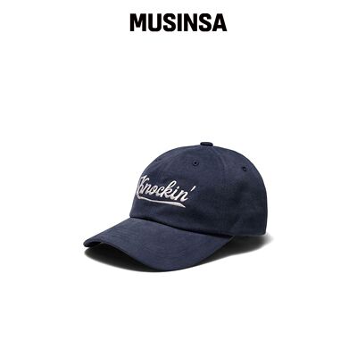 OGARP Knockin Logo B.B 帽 海军蓝 MUSINSA韩国官网直邮进口
