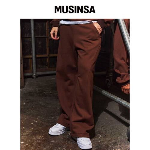 GALEX 复古曲线运动卫裤棕色 GA5752 BR韩国官网直邮进口MUSINSA