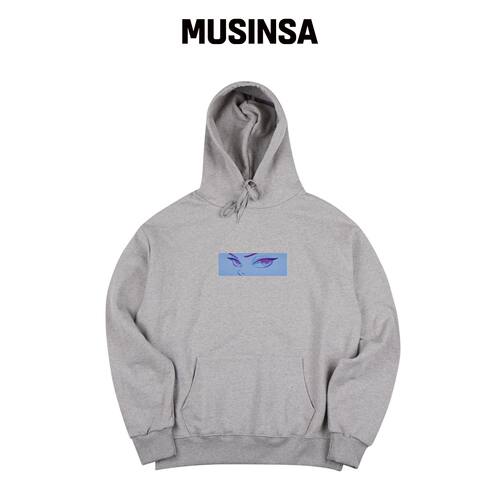 CREAM SODA LAB DISEYES BOX LOGO 连帽卫衣 灰 韩国官网直邮进口