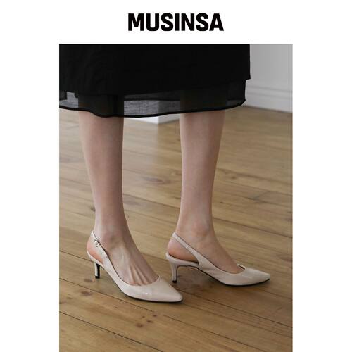 SAPPUN LETO 露跟鞋细高跟鞋 (4/6/8cm) MUSINSA韩国直邮官方正品