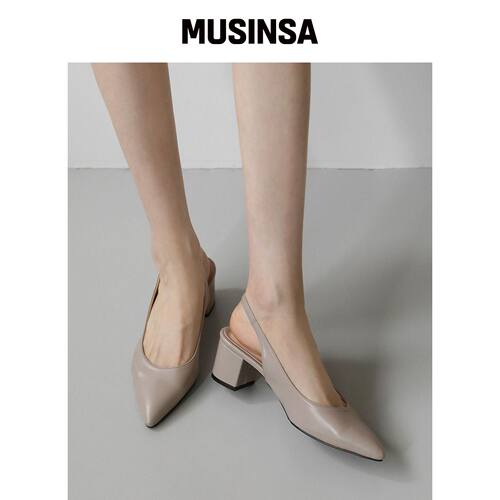 SAPPUN LEAH 细高跟露跟鞋 (5/7cm) MUSINSA韩国直邮官方正品