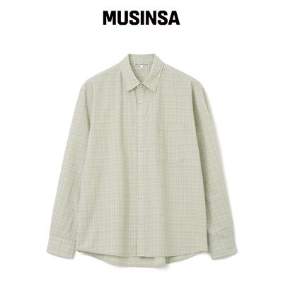 MILLO ARCHIVE 威德格纹衬衫 [云绿] MUSINSA韩国官网直邮进口