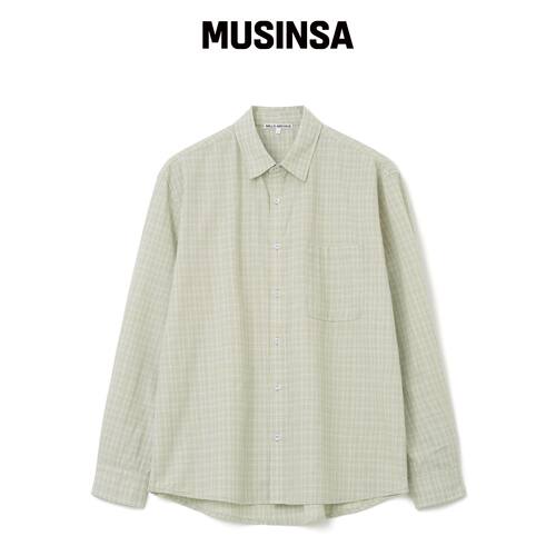 MILLO ARCHIVE 威德格纹衬衫 [云绿] MUSINSA韩国直邮官方正品