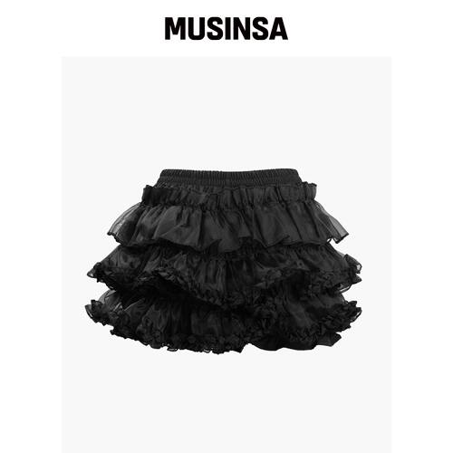 ROUGHNECK 黑色裙裤 MUSINSA韩国直邮官方正品
