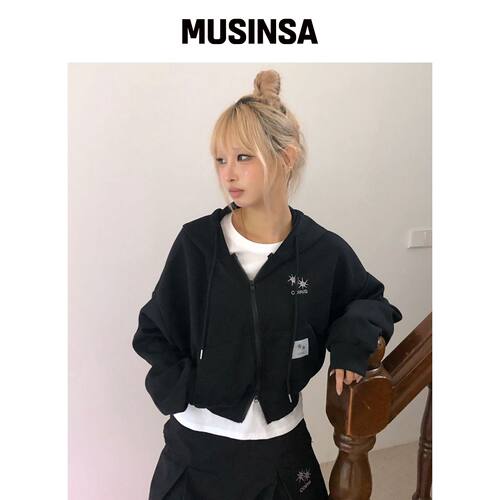 COIRIS ASTO 短款连帽拉链衫（2颜色） MUSINSA韩国官网直邮进口