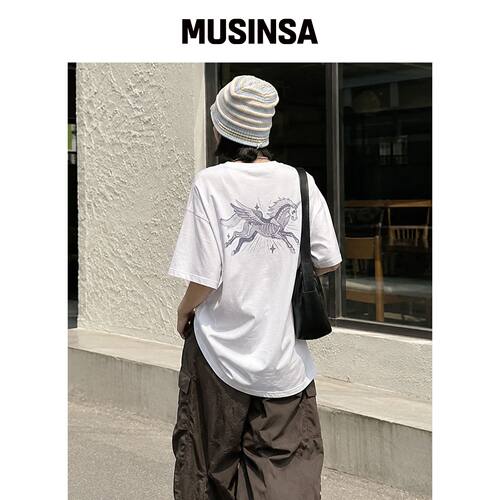 KRUXH 佩加索抽绳T恤 OFF-WHITE韩国官网直邮进口MUSINSA
