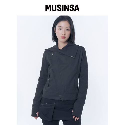 MISEKI SEOUL 条纹夹克 CHARCOAL MUSINSA韩国官网直邮进口