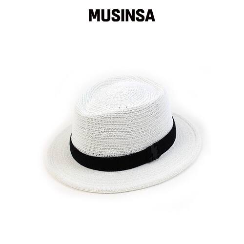 UNIVERSAL CHEMISTRY 白色针织软呢帽 MUSINSA韩国直邮官方正品