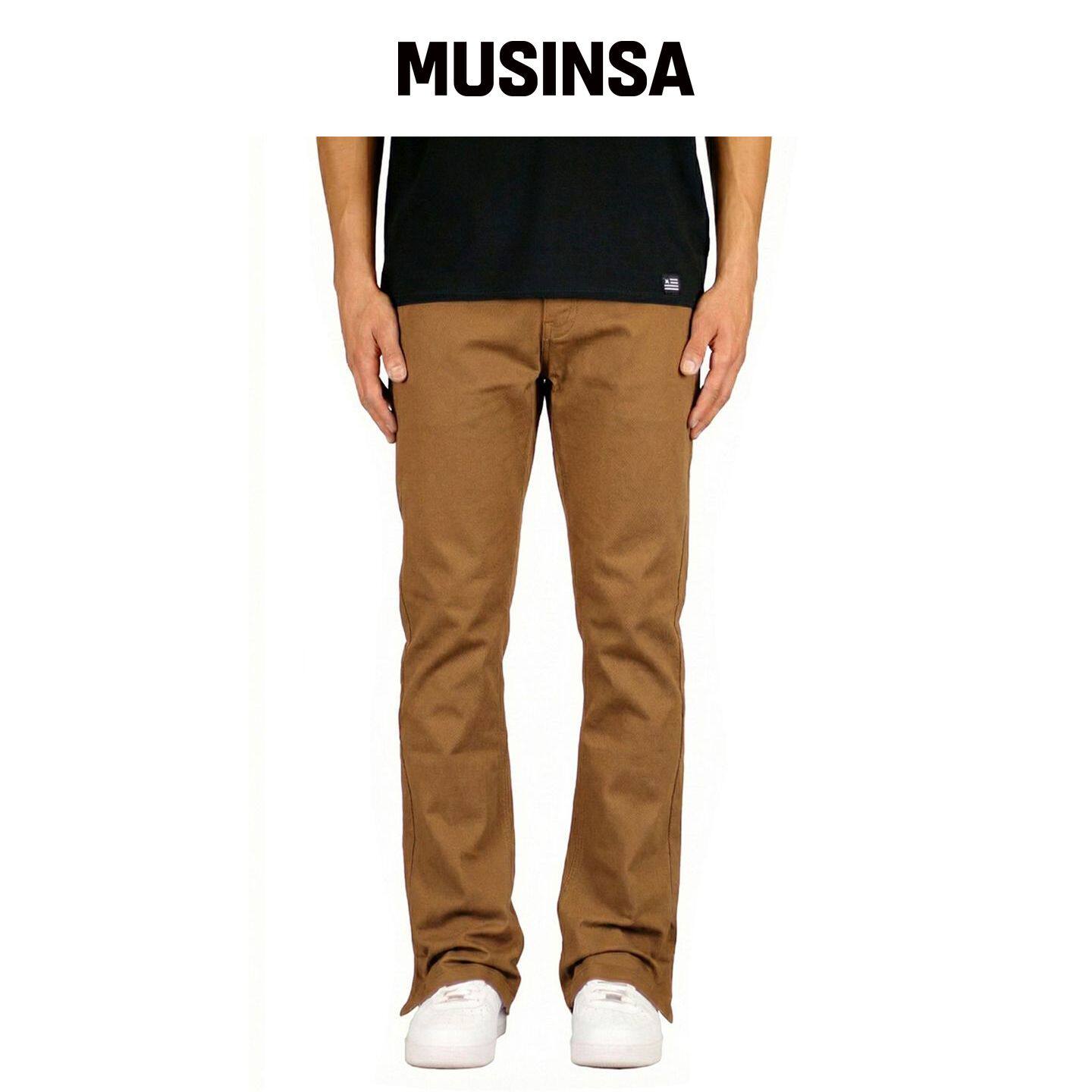 HYPER DENIM 烟草棕色喇叭裤 MUSINSA韩国官网直邮进口