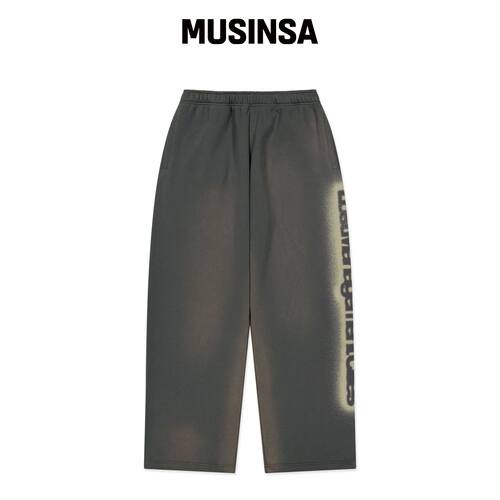 LMC SUNFADE BLUR LOGO 卫裤 炭灰色 MUSINSA韩国官网直邮进口