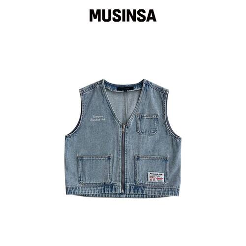 ROANJANE BITBOX 牛仔马甲 MUSINSA韩国直邮官方正品
