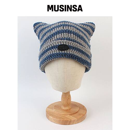 UNIVERSAL CHEMISTRY Cat Bold Stripe Blue Bea韩国官网直邮进口