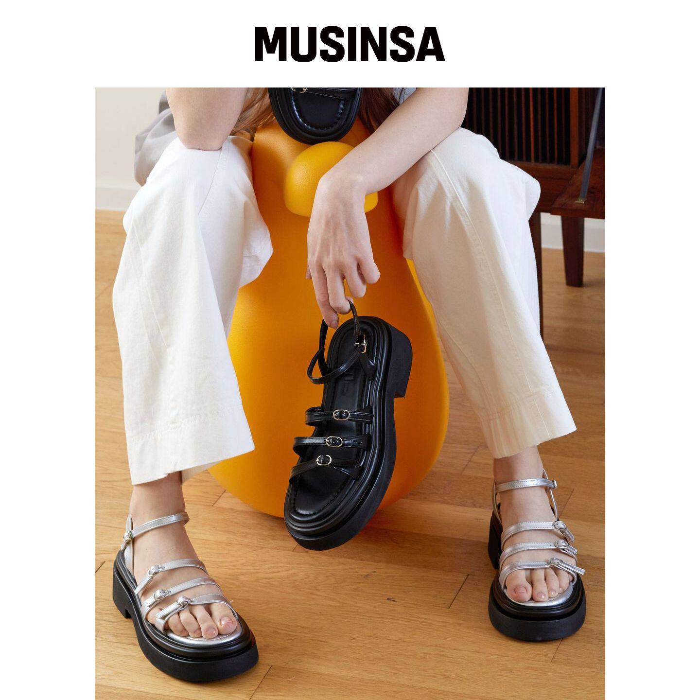 CESTI GLITZUP LUNA 凉鞋 (2种颜色) MUSINSA韩国官网直邮进口