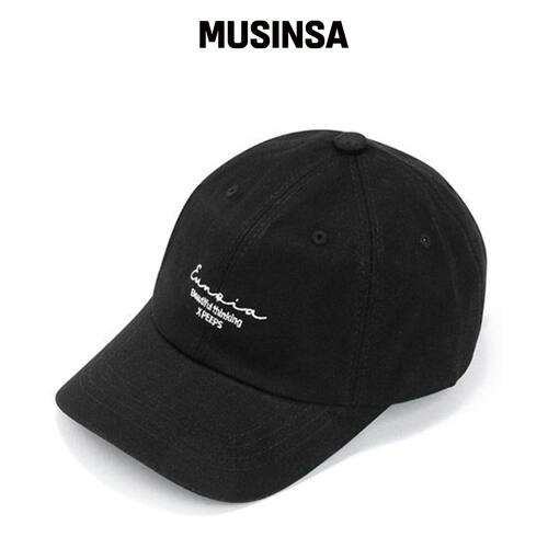 PEEPS beautiful thinking ball cap（黑色） MU韩国官网直邮进口
