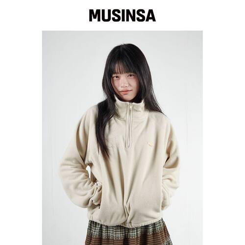 MUWM 双面摇粒绒风衣 Double Fleece Anorak (Iv韩国官网直邮进口
