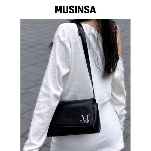 MUCENT BANON 银色方形肩背包男女通用 MUSINSA韩国官网直邮进口