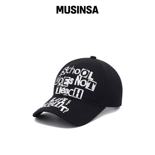 ISTKUNST DOES NOT TEACH CAP_BLACK(IK2FSMAB20韩国官网直邮进口