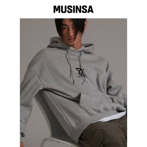 LIKE THE MOST 签名款 MOST 连帽卫衣 混色 MUSI韩国官网直邮进口
