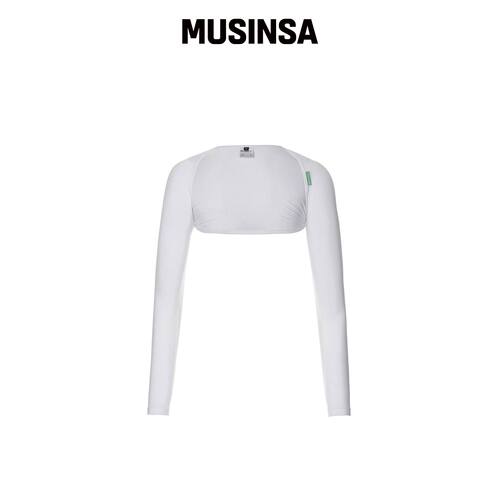 BERMUDAGRASS 婴儿冷感短披肩_WHITE韩国官网直邮进口MUSINSA
