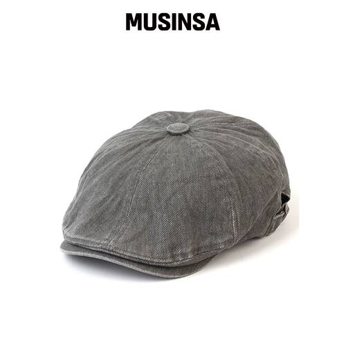 UNIVERSAL CHEMISTRY 色素水洗灰色猎帽 MUSINSA韩国直邮官方正品