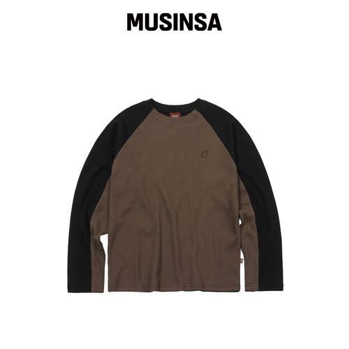 S'EST Solaris 华夫长袖衫 棕色 MUSINSA韩国直邮官方正品