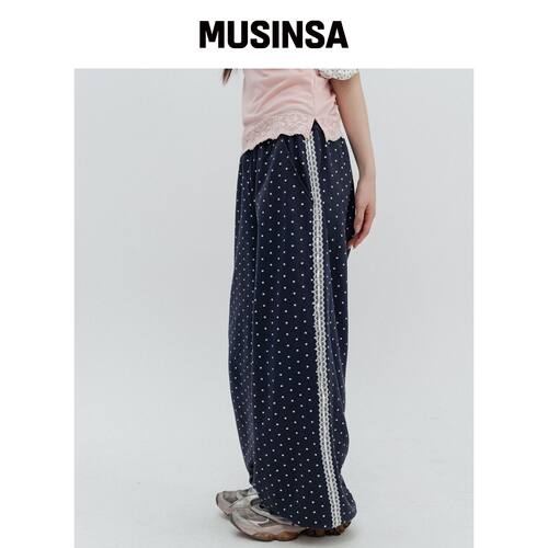 HIGH SCHOOL DISCO 点缀铆钉训练裤子 MUSINSA韩国直官网直邮进口