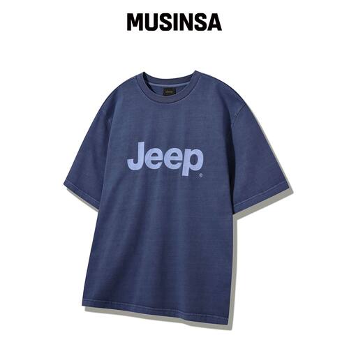 JEEP PIGMENT 大logo 半高领T恤 (JQ5TSU691NA) 韩国官网直邮进口
