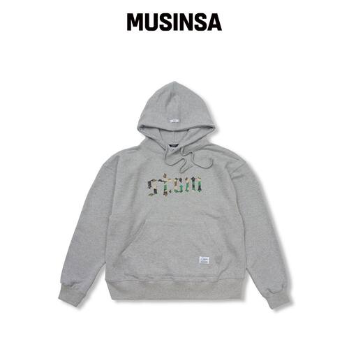 STIGMA 迷彩 STGM 宽松连帽卫衣混色 MUSINSA韩国官网直邮进口