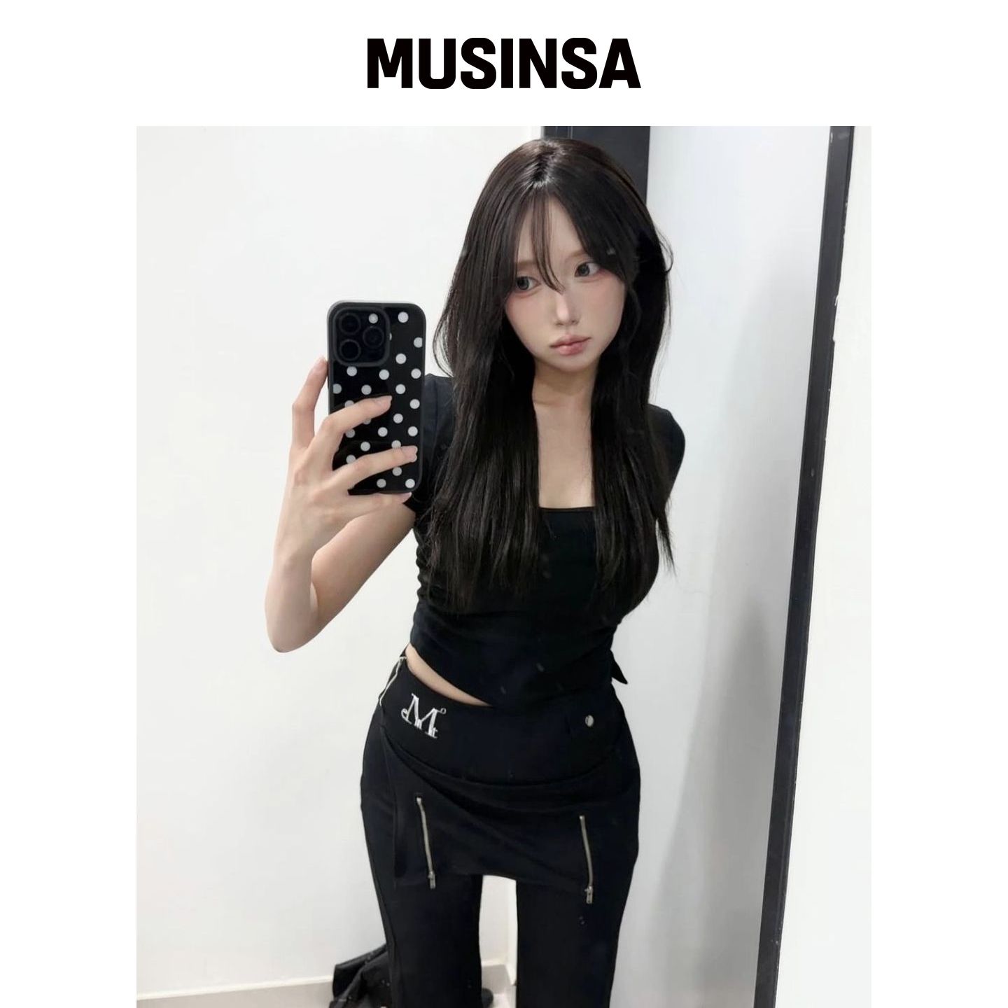 MUCENT [裙子+运动卫裤套装] BRUNO SETUP 金属I韩国官网直邮进口