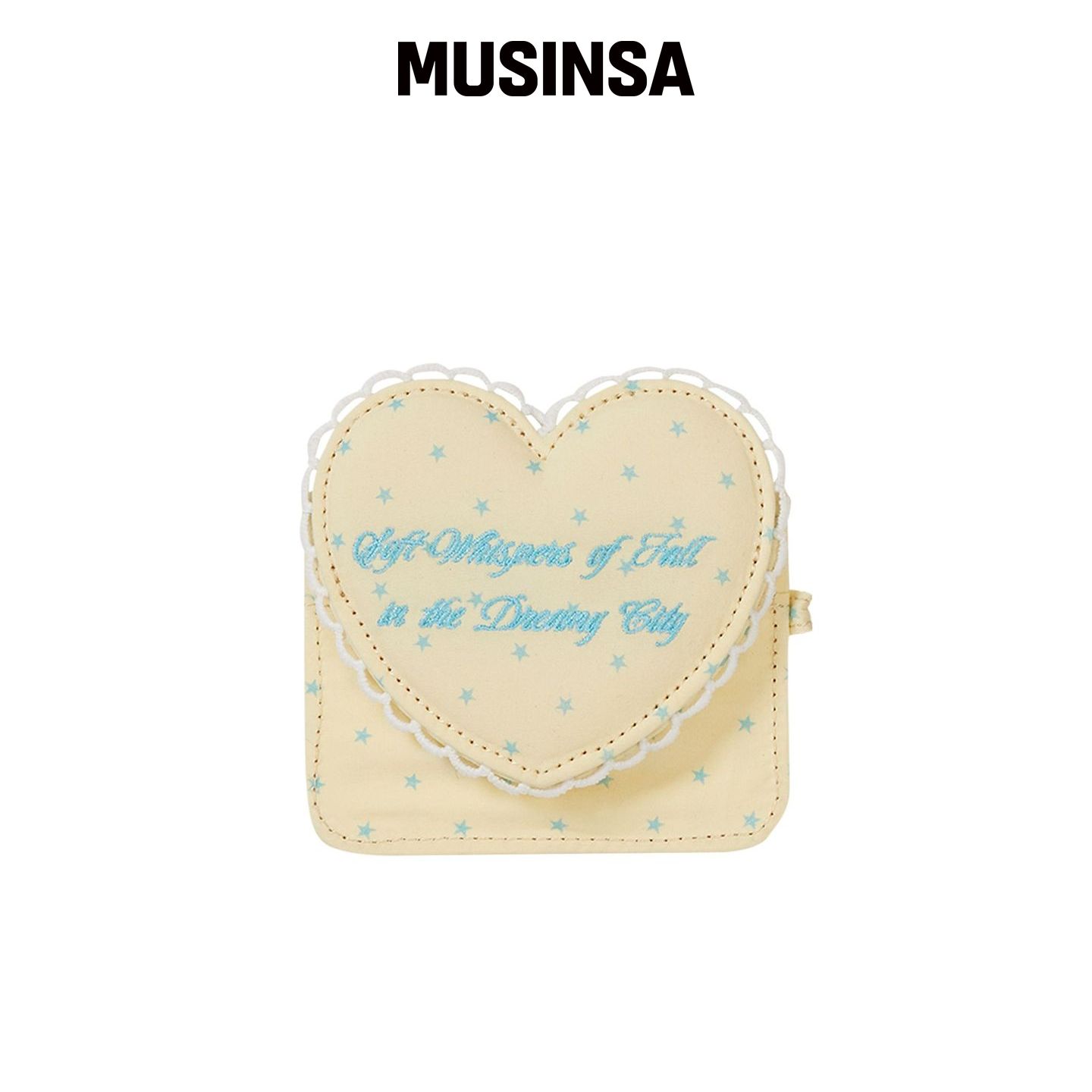 ILLIGO 心形框卡包 黄色 MUSINSA韩国直邮官方正品图片