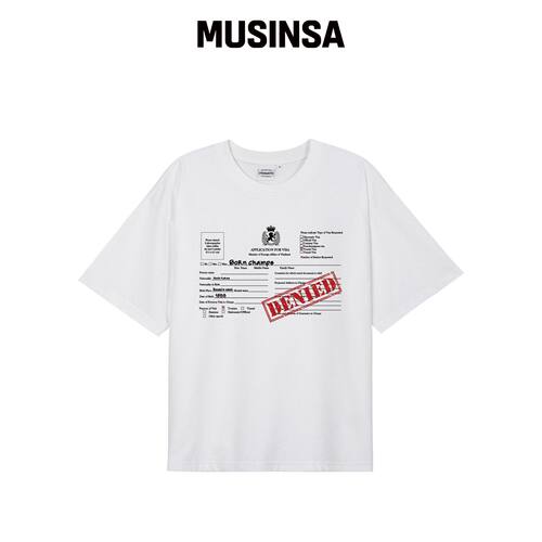 BORN CHAMPS [3 COLORS] DENIED 背带裤短袖T恤 韩国官网直邮进口