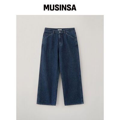 BLANKROOM MUSINSA 深蓝色牛仔裤韩国官网直邮进口