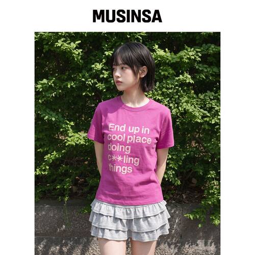 VIVA LA VIDA COOLS 修身短袖T恤 MUSINSA韩国官网直邮进口