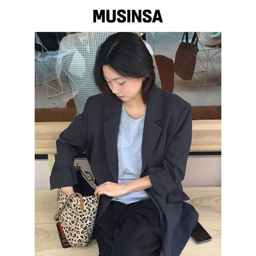 MIND BRIDGE WOMEN [W] 背带裤单排两扣经典夹克韩国官网直邮进口