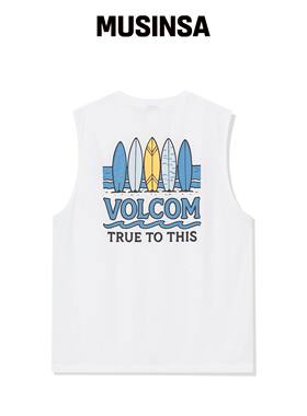VOLCOM VOLCOM 基础款背心式防晒衣（米白色） M韩国官网直邮进口