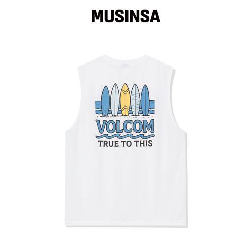 VOLCOM VOLCOM 精华 tank上衣 rash护具（OFF WH韩国官网直邮进口