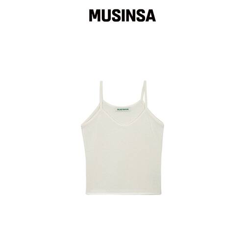 SALAD BAGUNI V领背带上衣_ivory MUSINSA韩国直邮官方正品